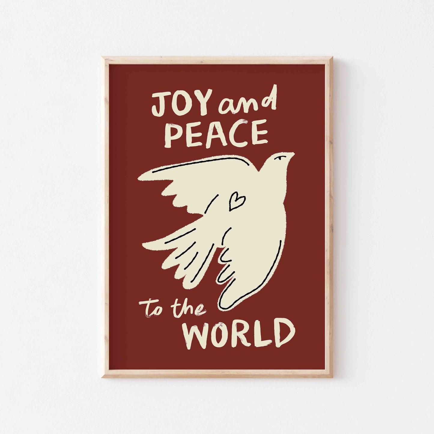 Joy And Peace To The World Art Print