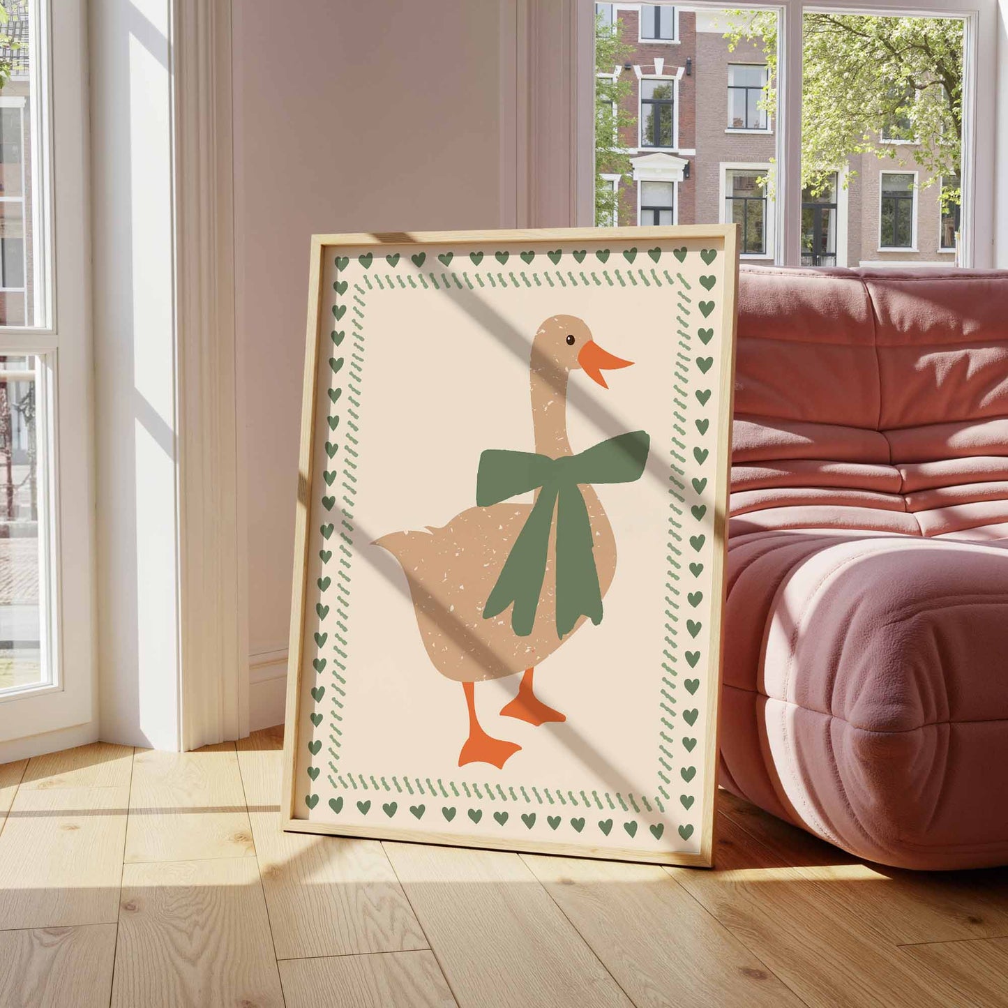 Pretty Goose Art Print