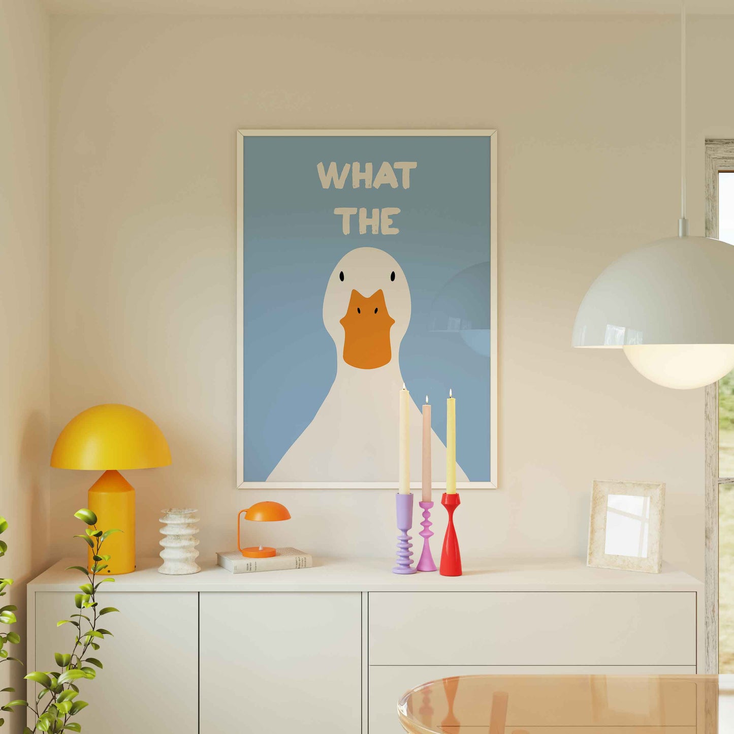 Impression d'art What The Duck