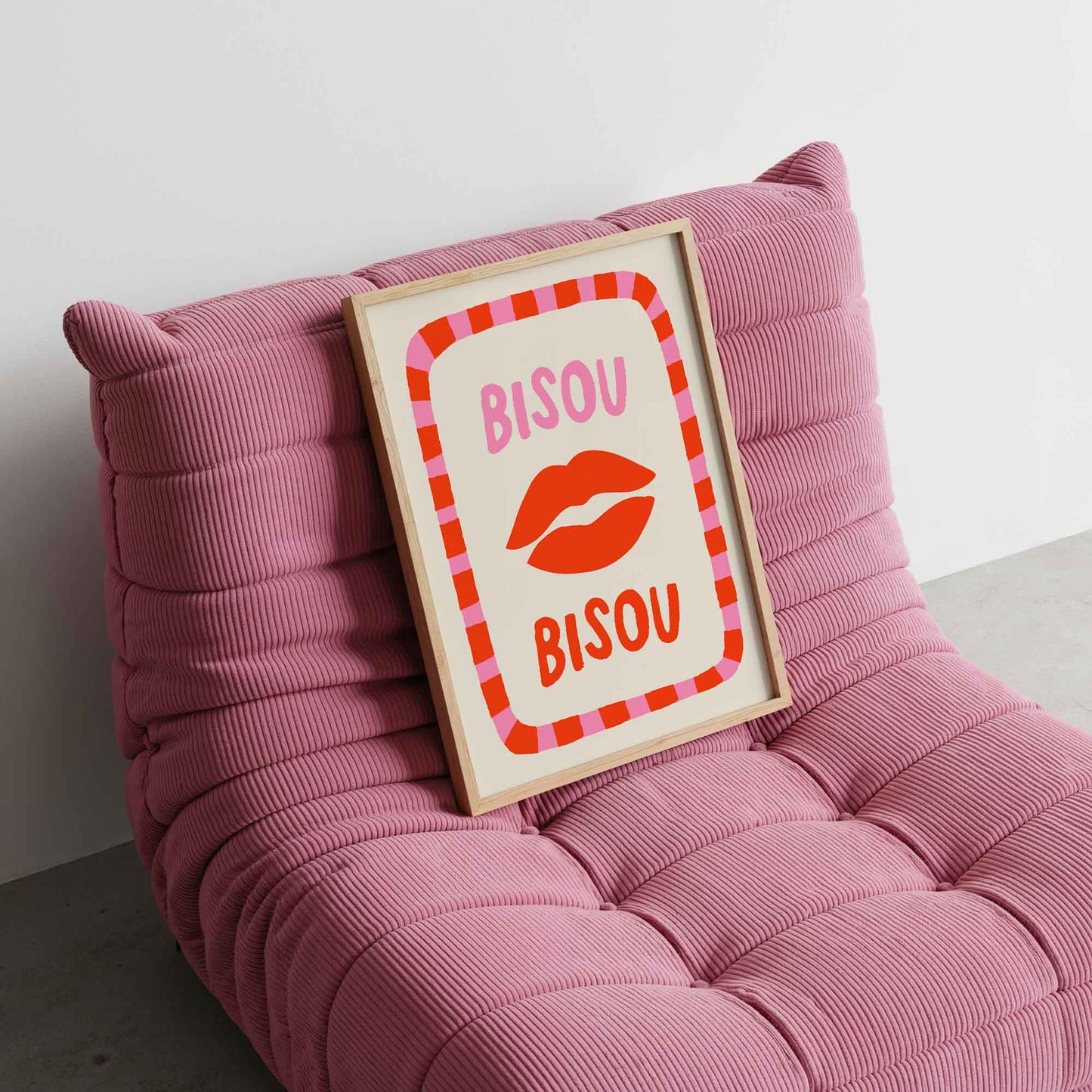 Bisou Bisou Art Print