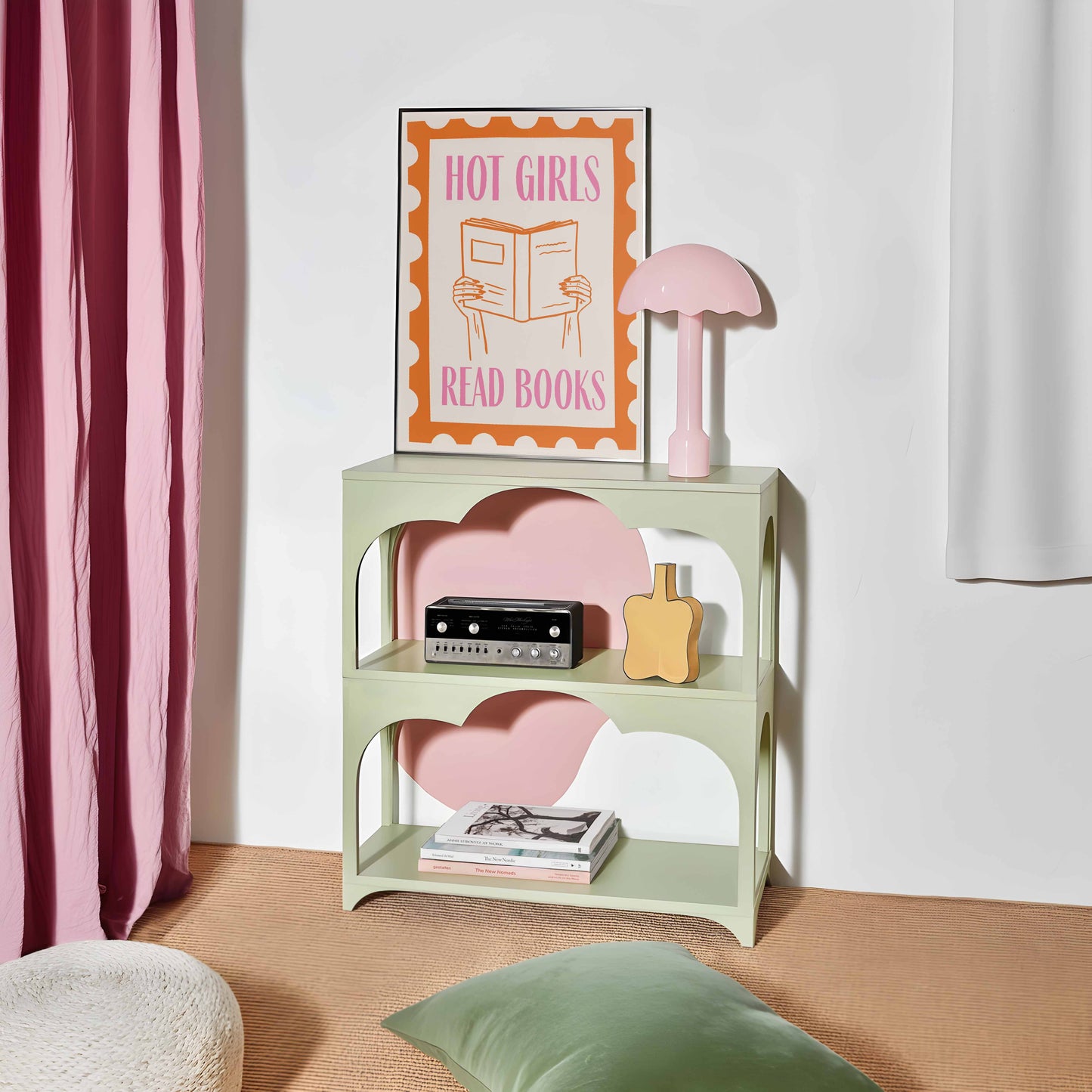 Hot Girls Read Books Art Print