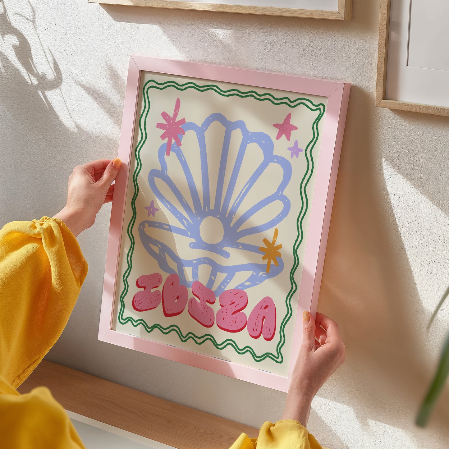 Ibiza Seashell Art Print