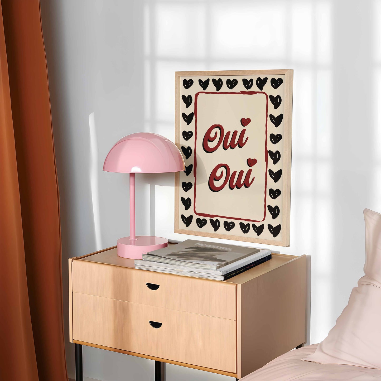 Impression d'art Oui Oui Heart