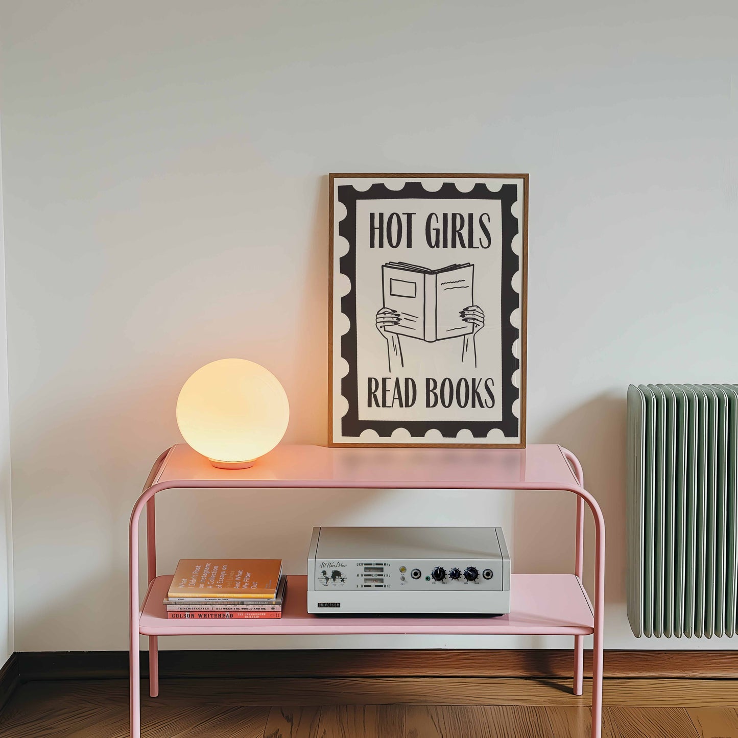 Hot Girls Read Books Art Print