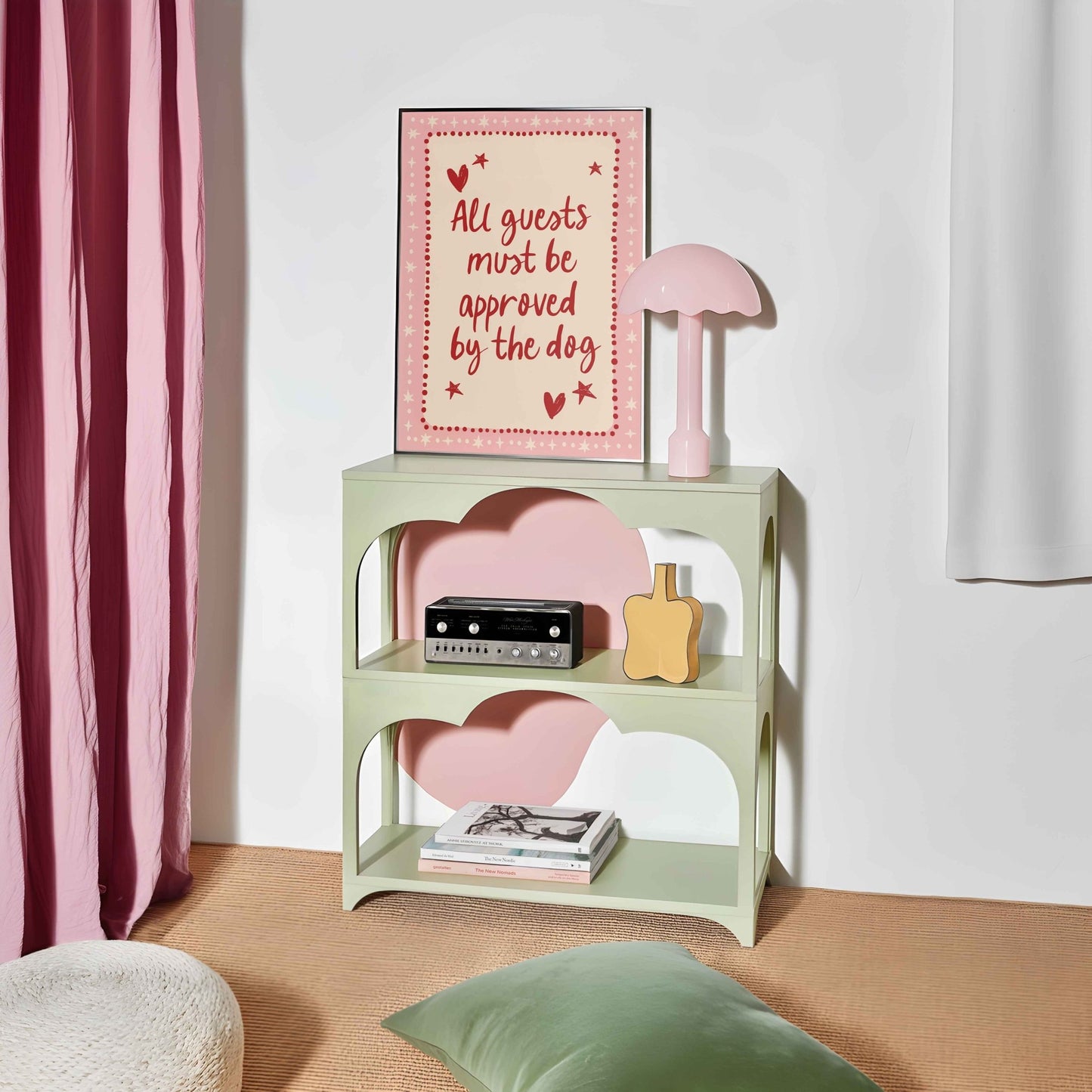 All Guests Must Be Approved By The Dog Art Print - Posterami