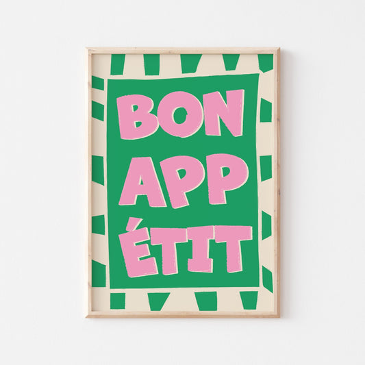 Bon Appétit Art Print - Posterami
