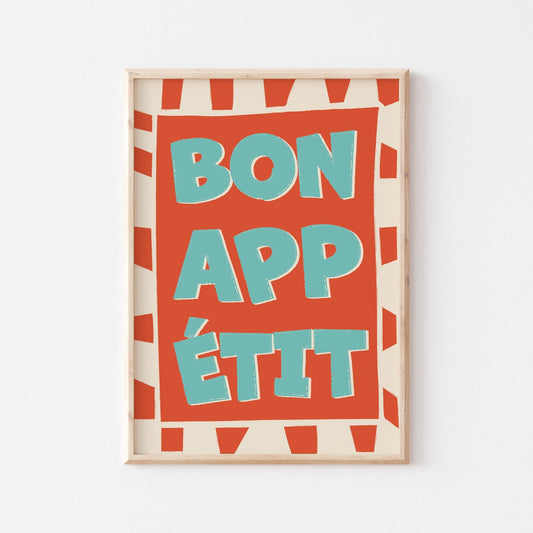 Bon Appétit Art Print - Posterami