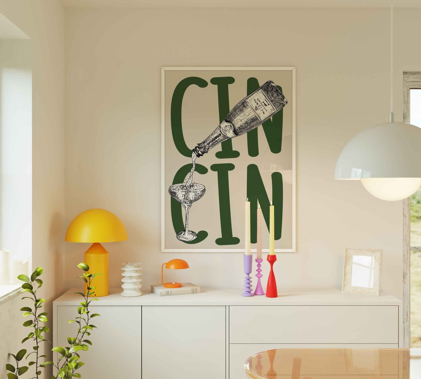 Cin Cin Art Print - Posterami