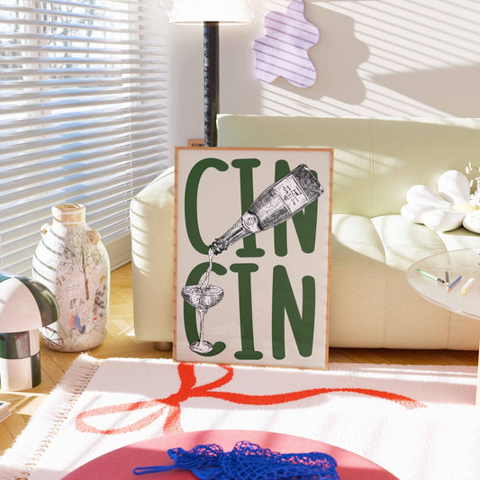 Cin Cin Art Print - Posterami