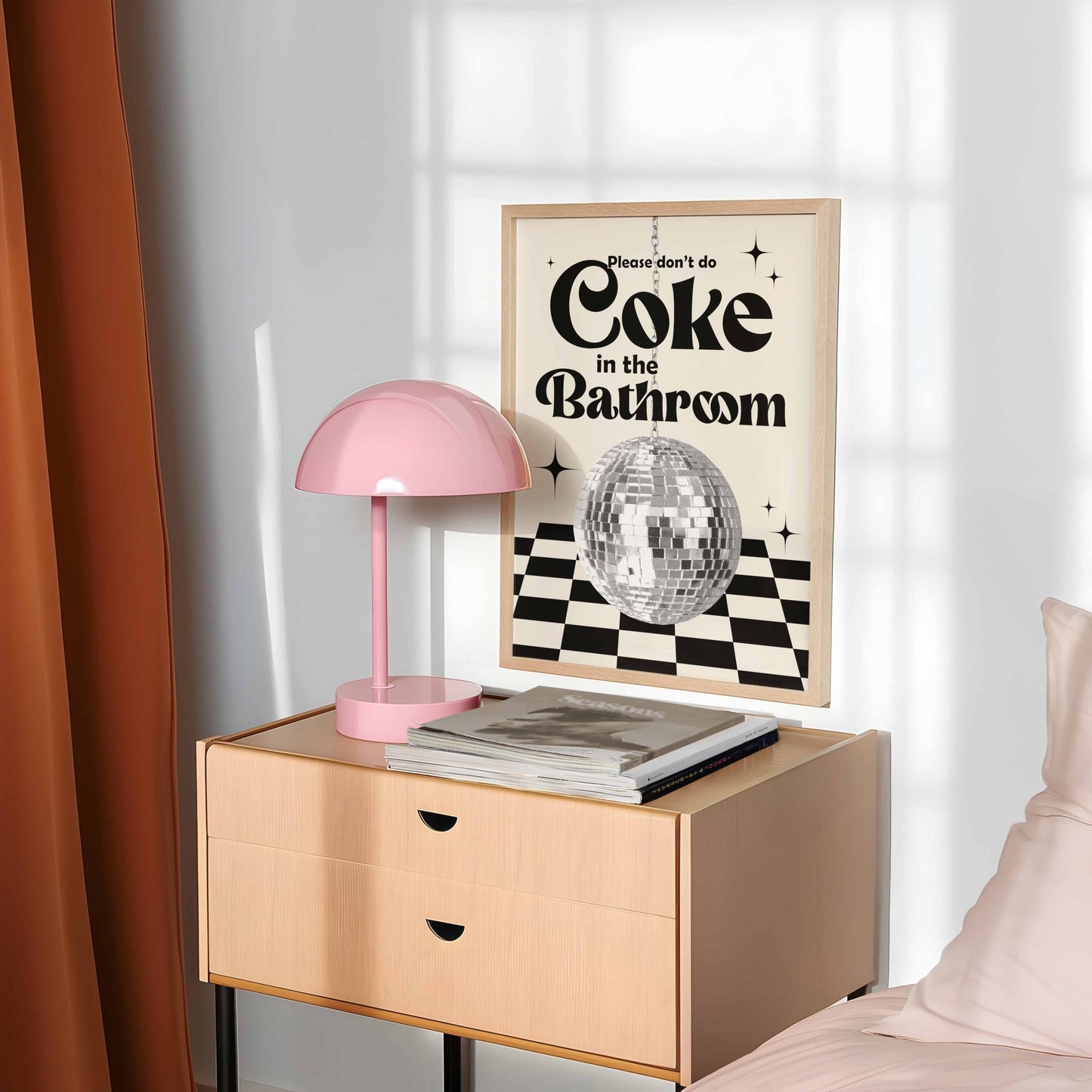 Coke In The Bathroom Print No. 5 - Posterami