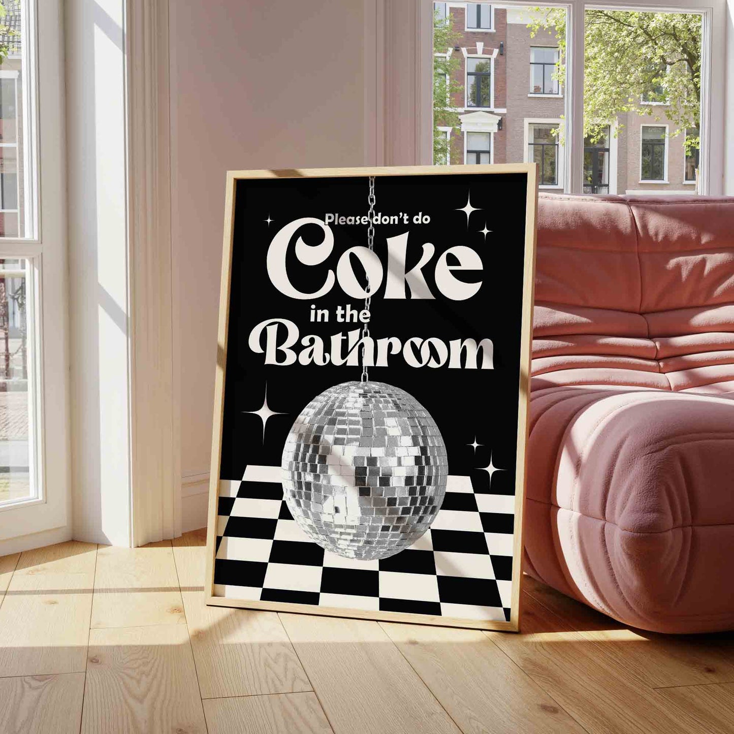 Coke In The Bathroom Print No. 6 - Posterami