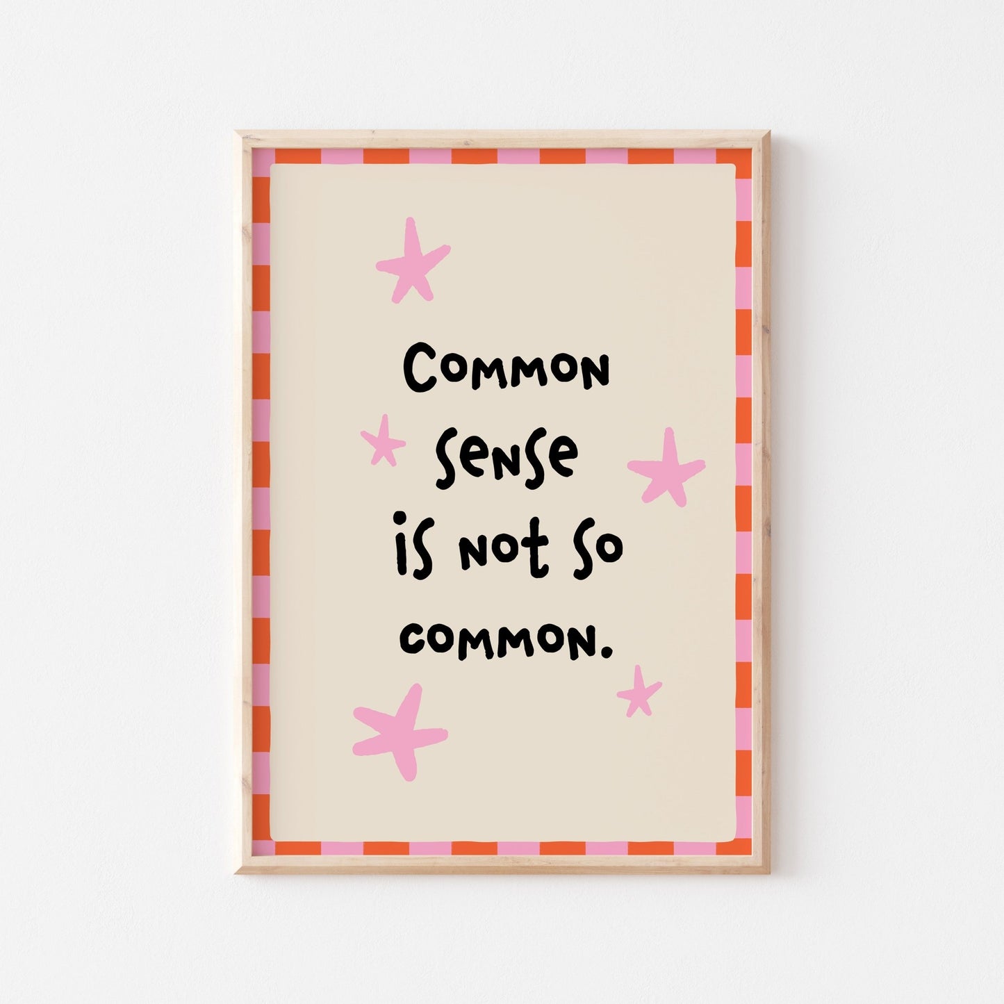 Common Sense Art Print - Posterami