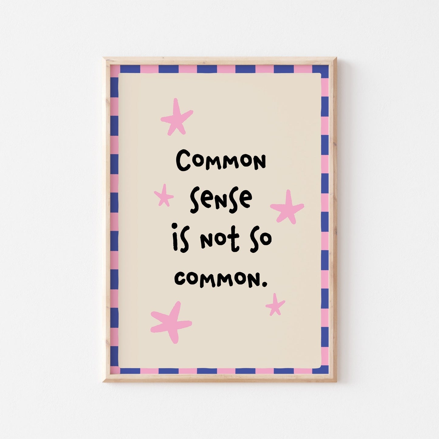 Common Sense Art Print - Posterami