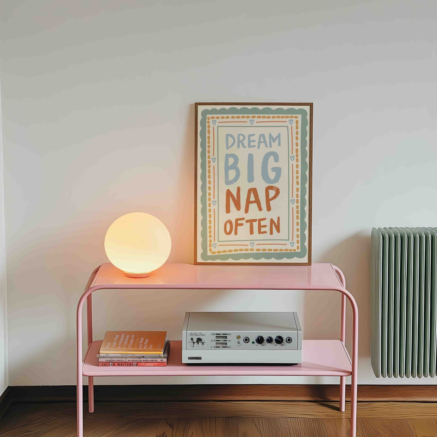 Dream Big Nap Often Art Print - Posterami