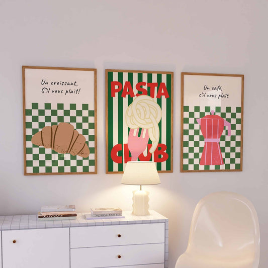 Food Lover Print Set of 3 - Posterami