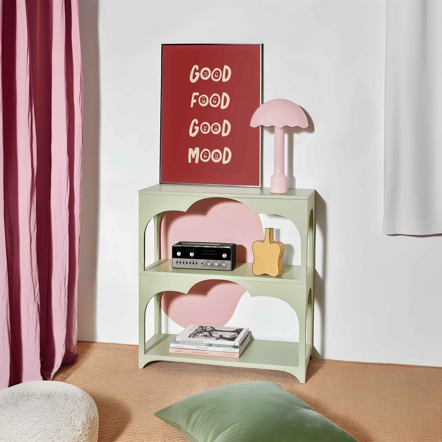Good Food Good Mood Art Print - Posterami