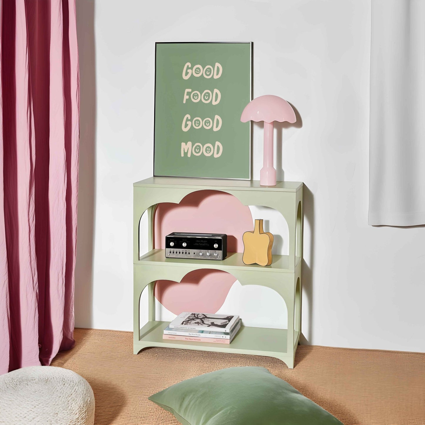 Good Food Good Mood Art Print - Posterami
