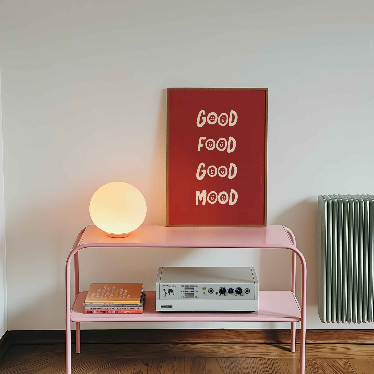 Good Food Good Mood Art Print - Posterami