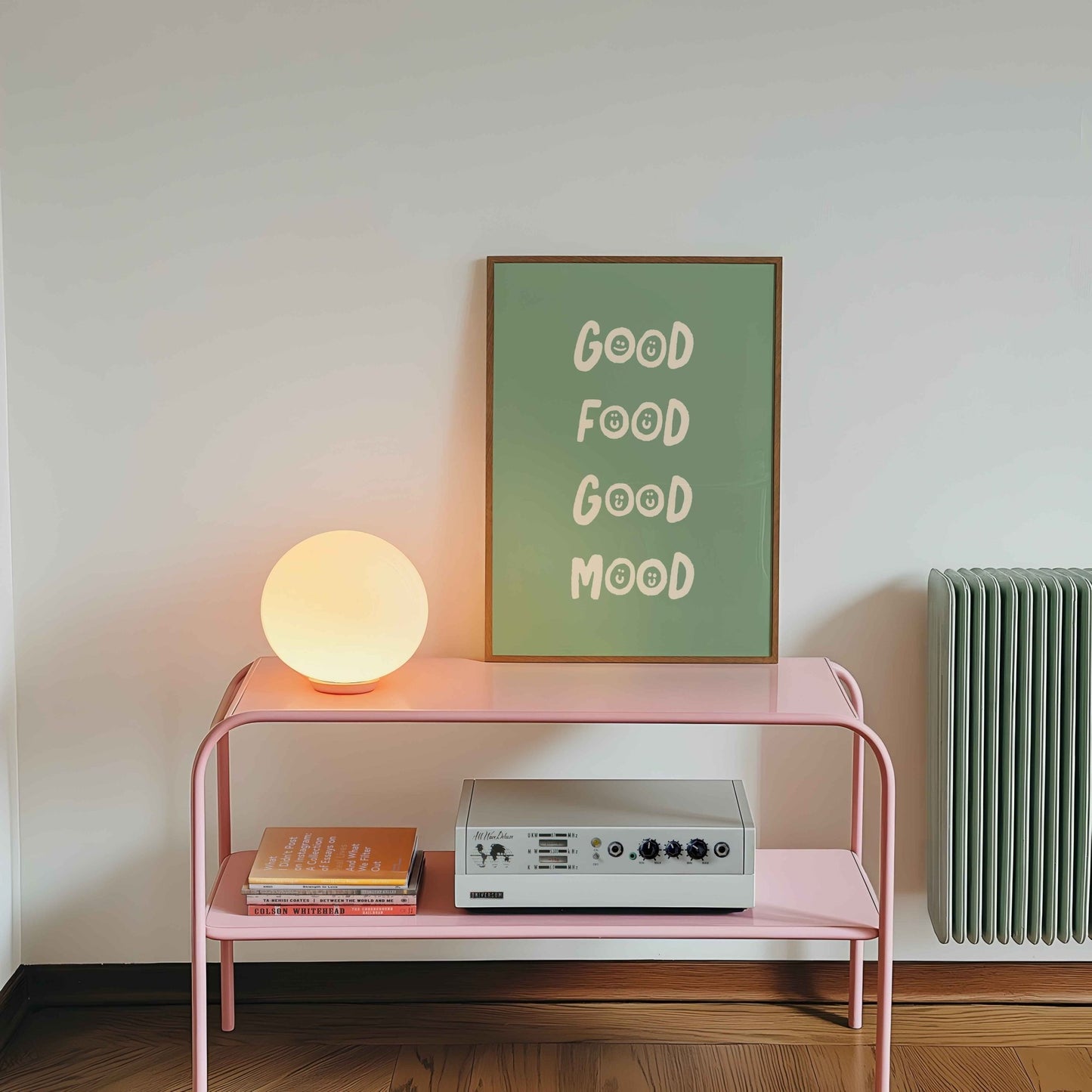 Good Food Good Mood Art Print - Posterami