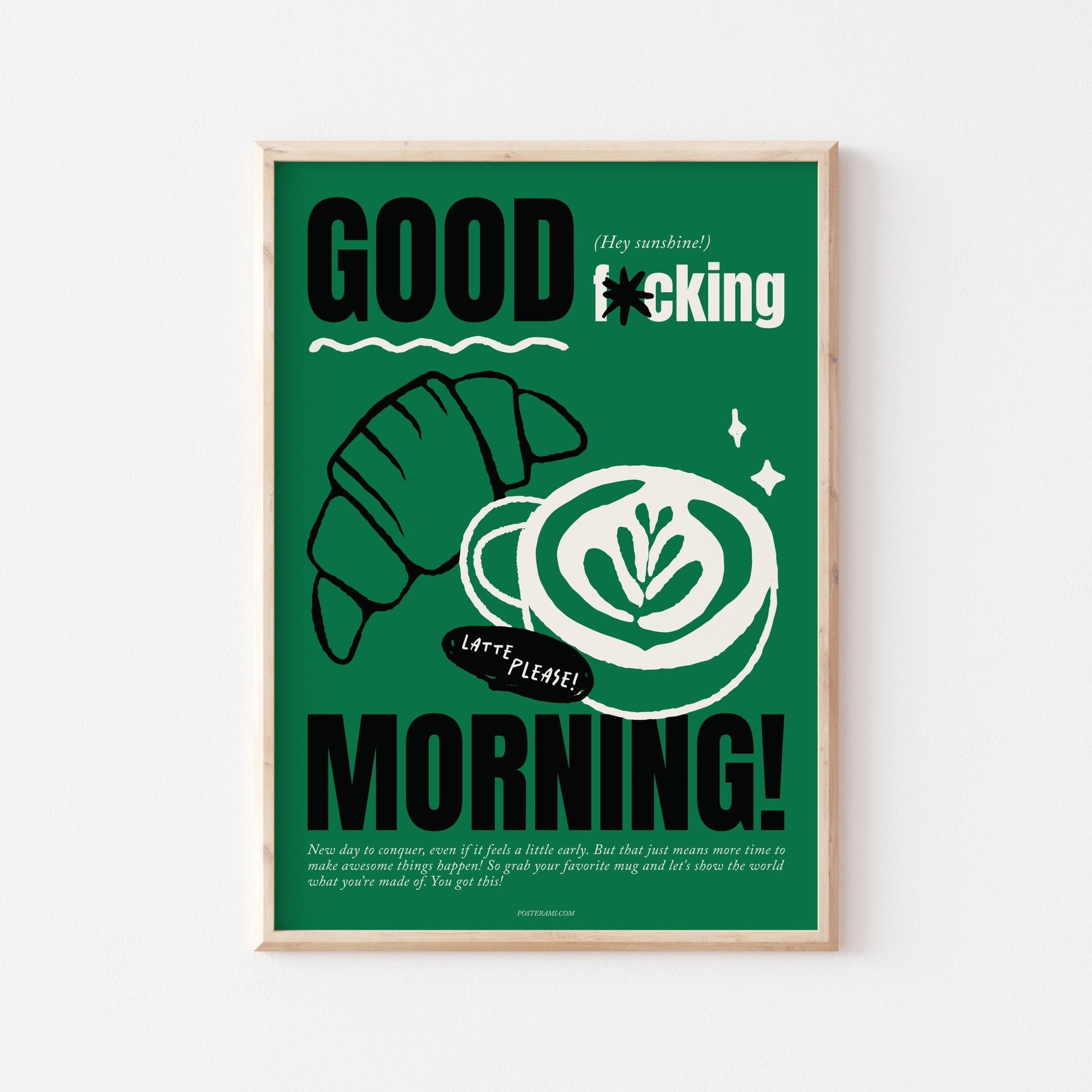 Good Morning Art Print - Posterami