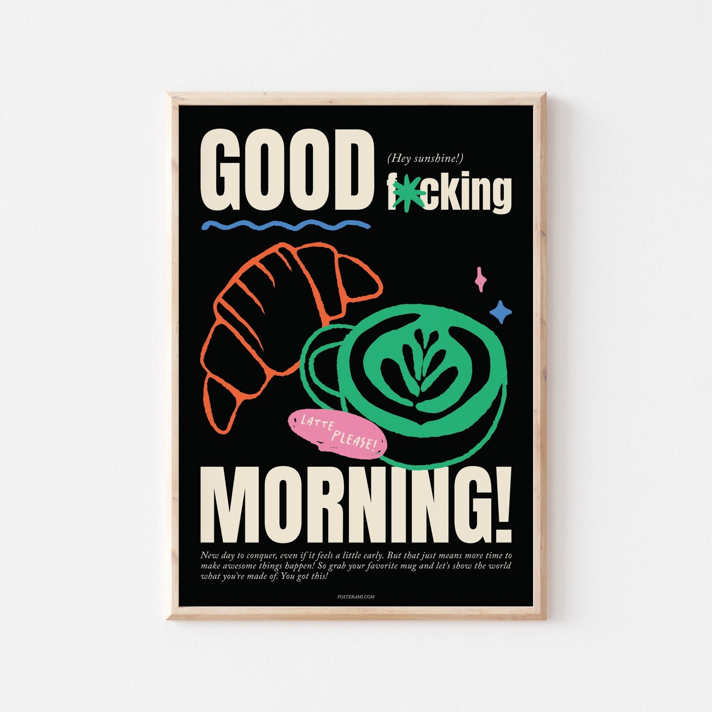 Good Morning Art Print - Posterami