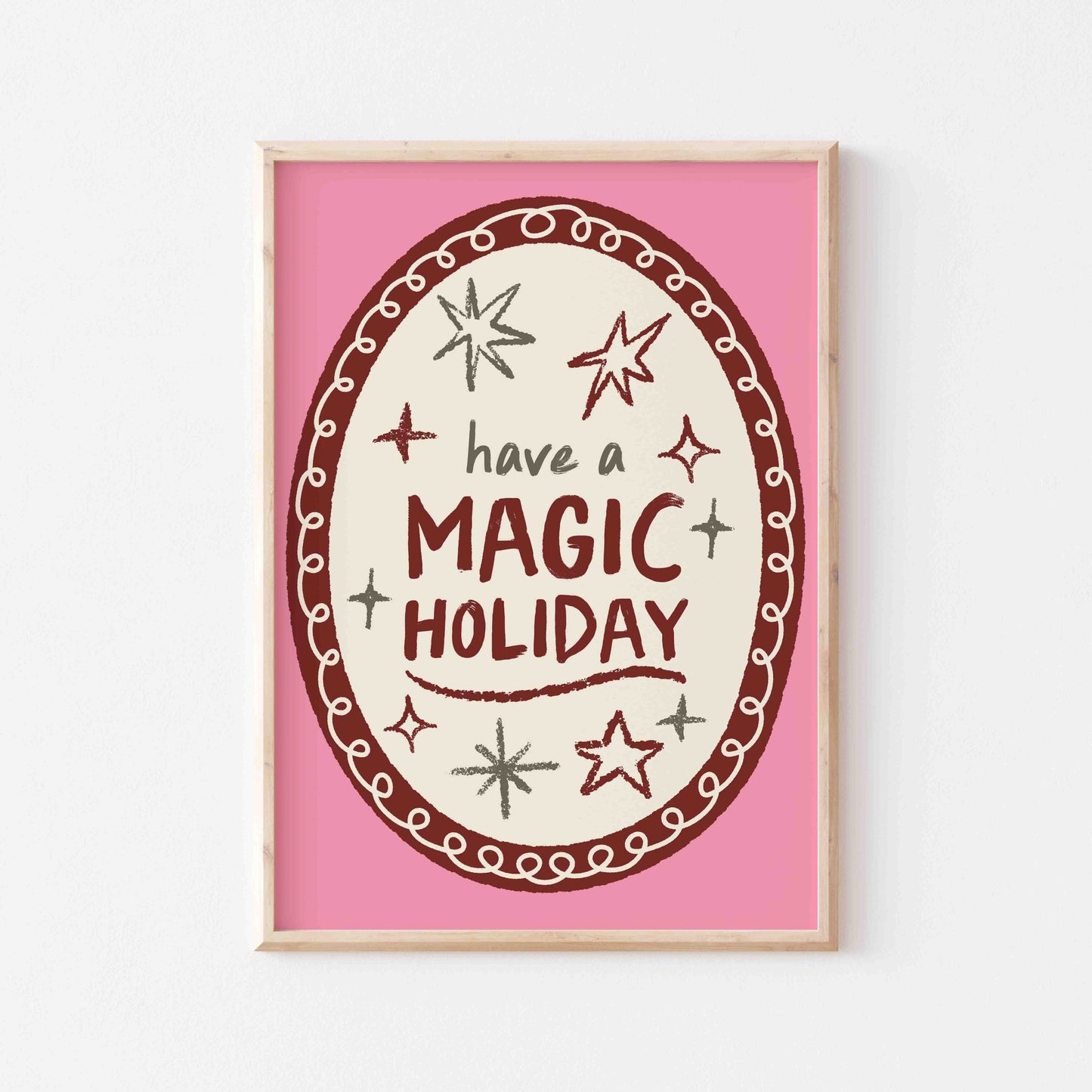 Have A Magic Holiday Art Print - Posterami