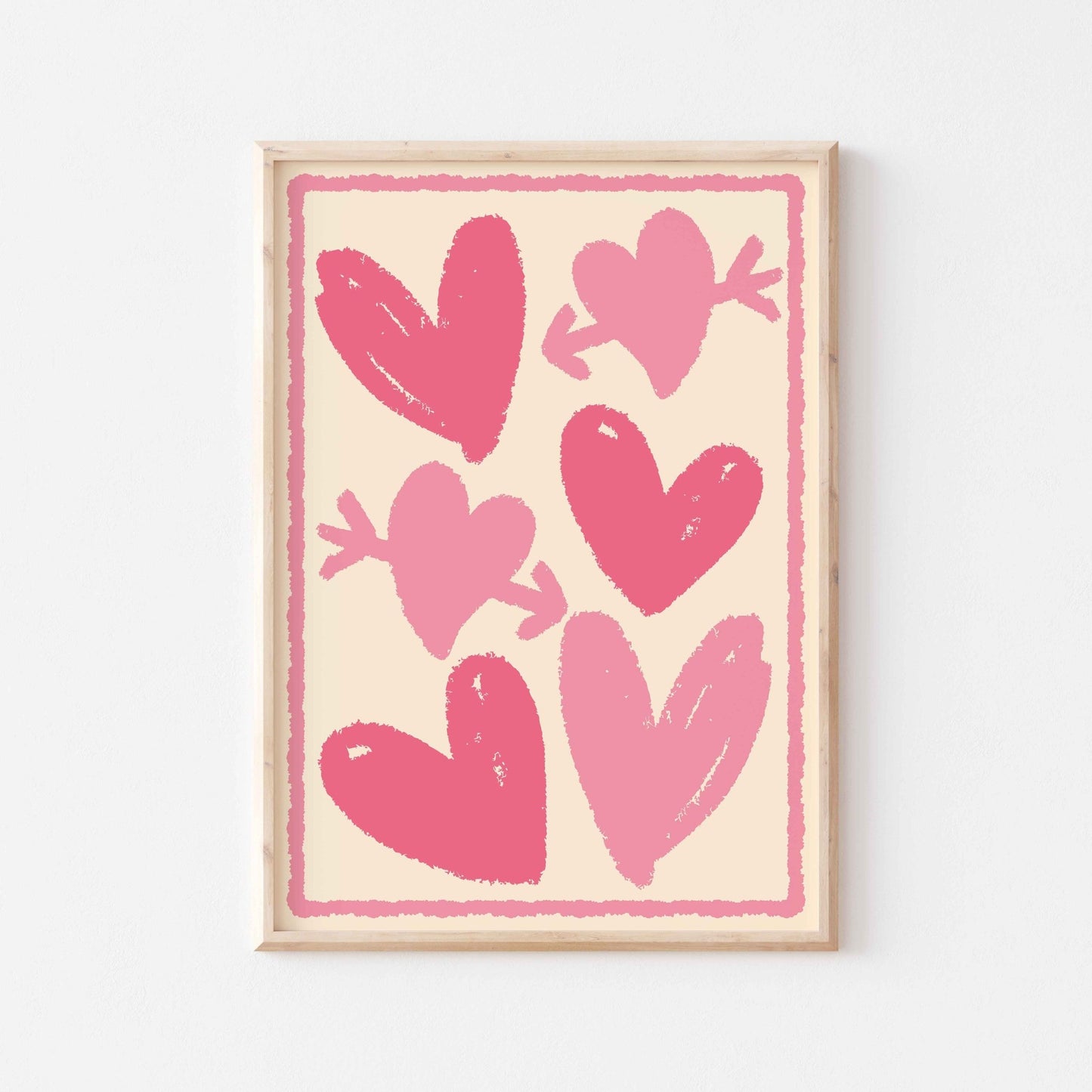Hearts Art Print - Posterami