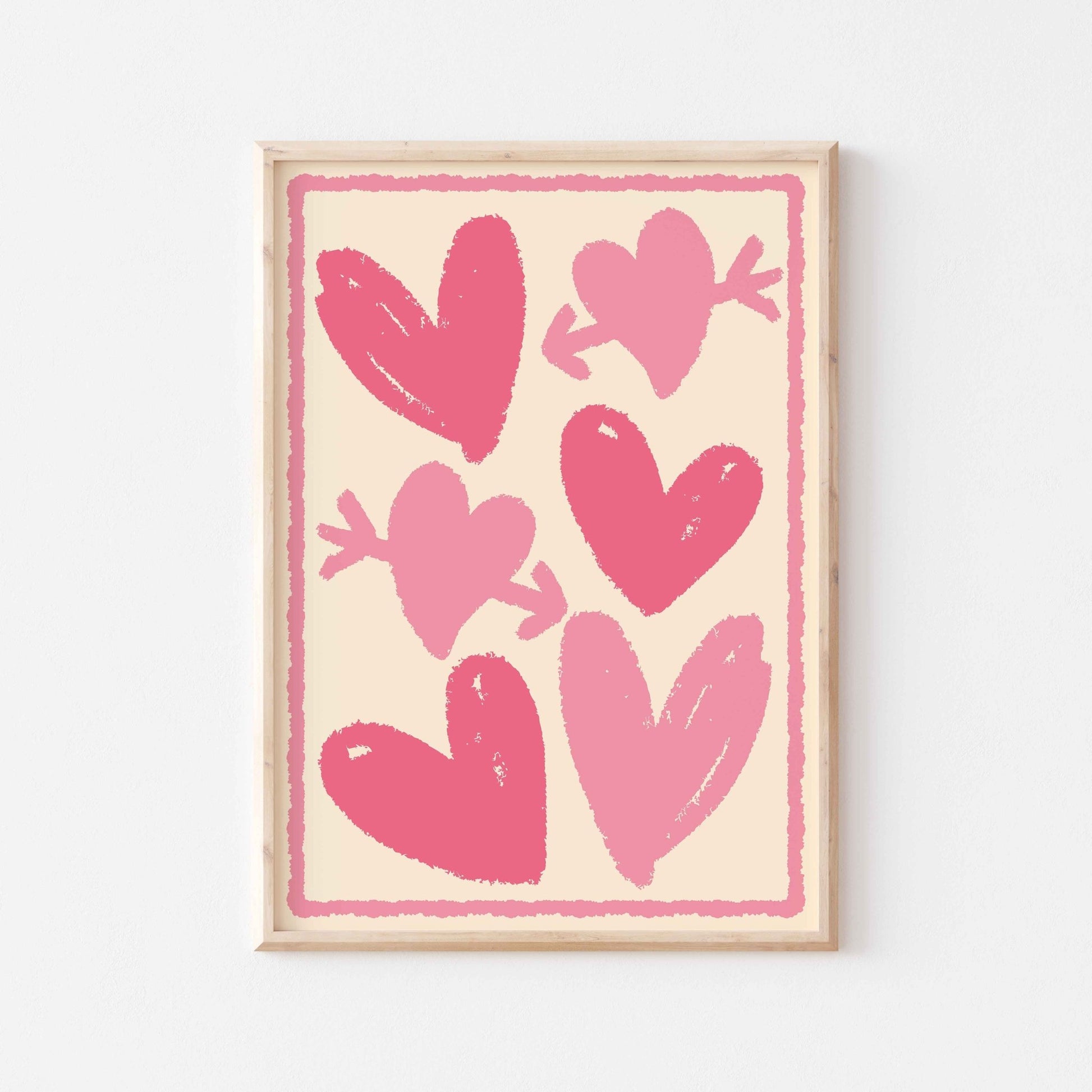 Hearts Art Print - Posterami