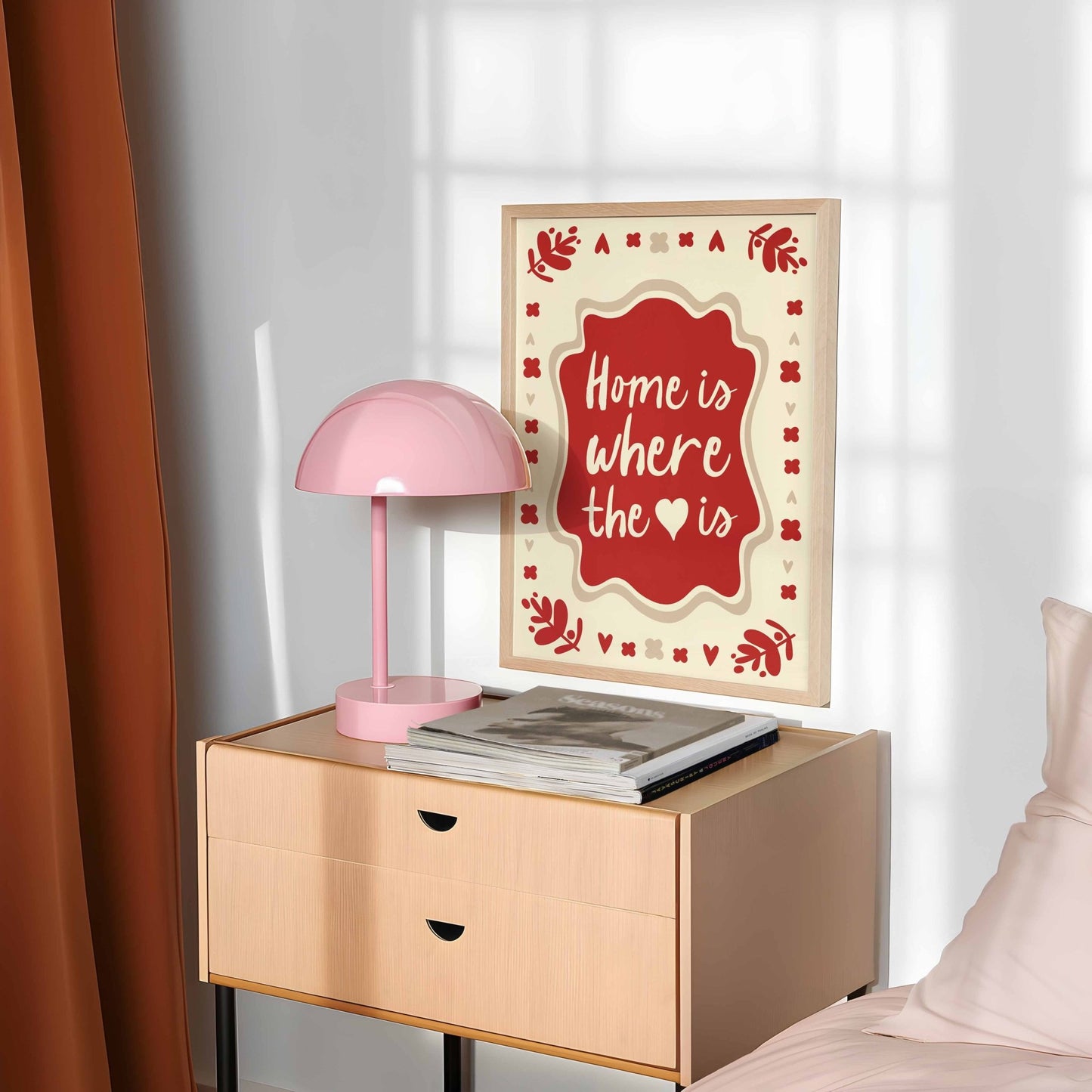 Home Is Where The Heart Is Art Print - Posterami