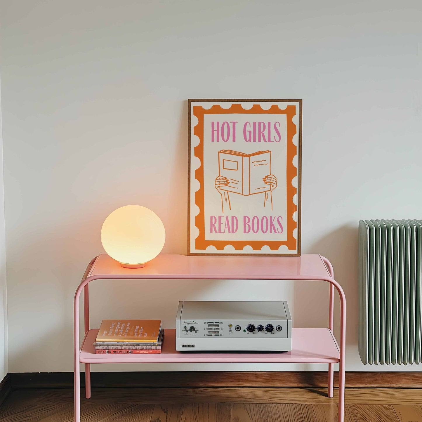 Hot Girls Read Books Art Print - Posterami