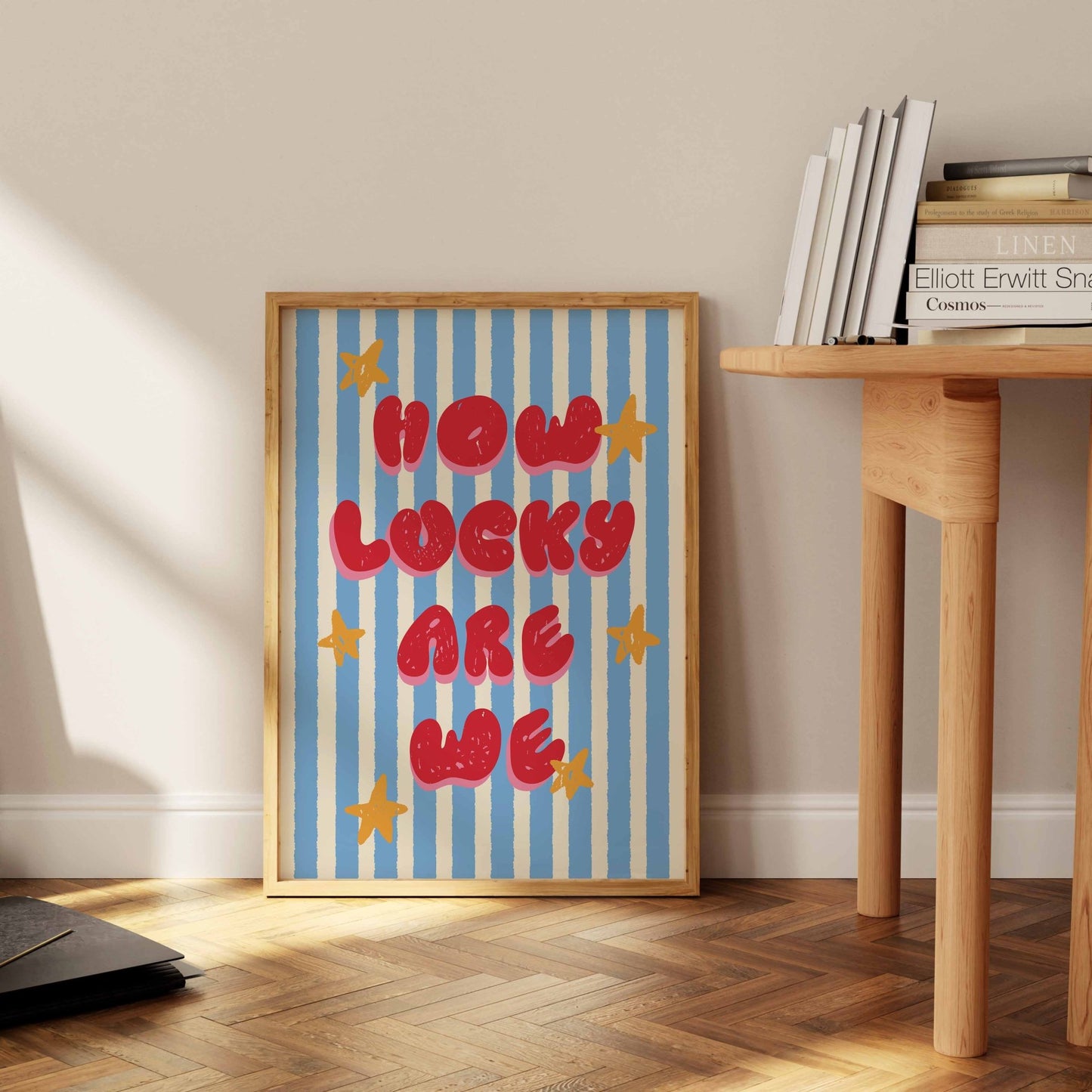 How Lucky Are We Art Print - Posterami