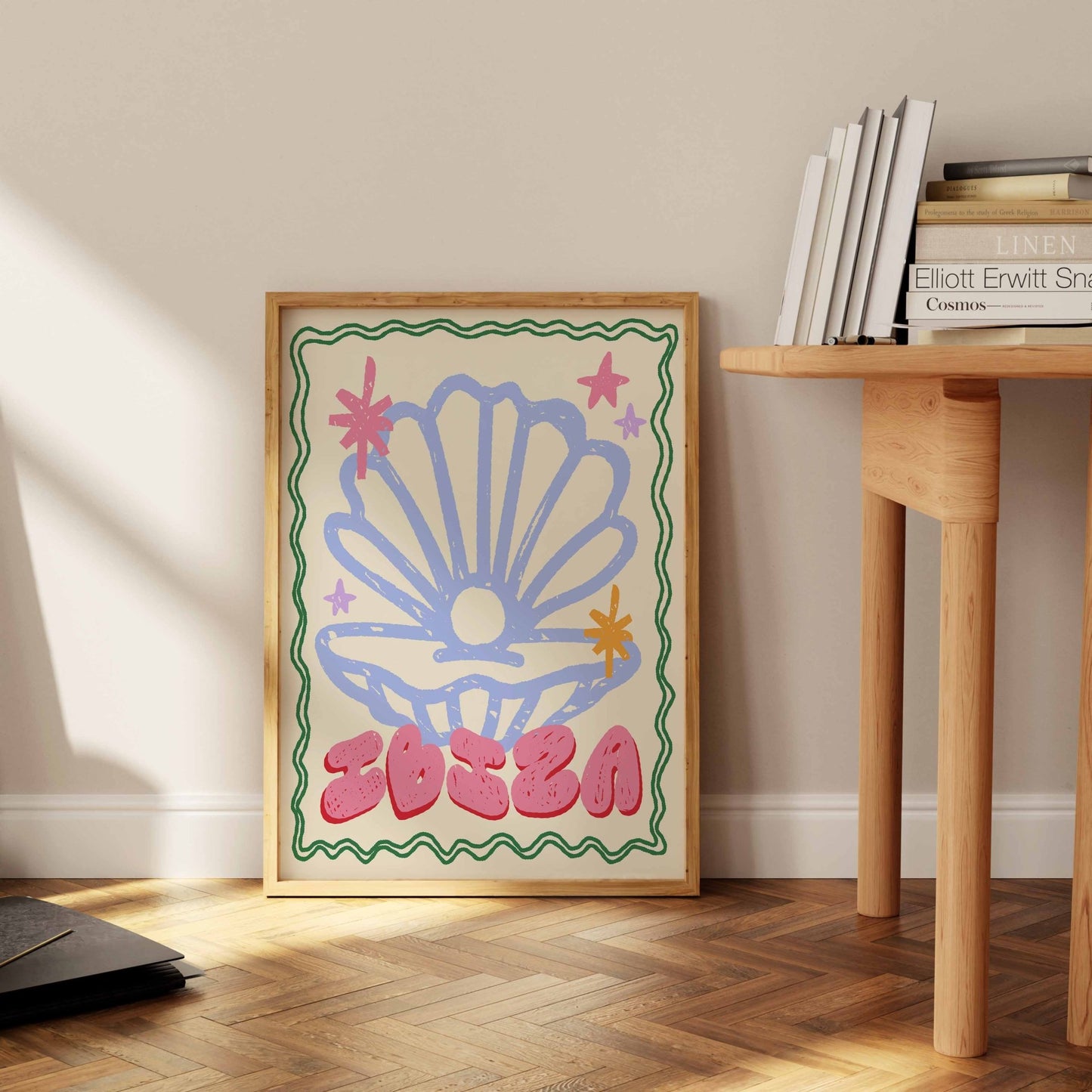 Ibiza Seashell Art Print - Posterami