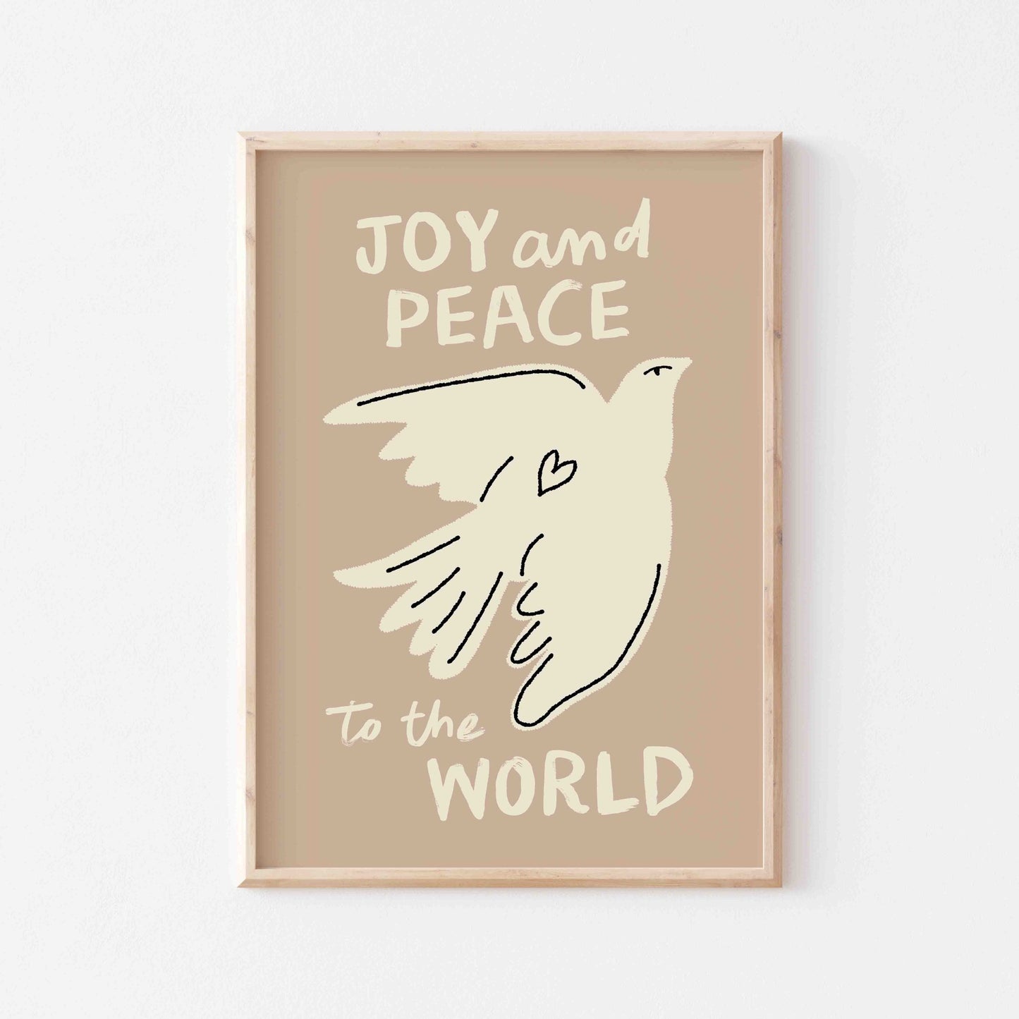 Joy And Peace To The World Art Print - Posterami