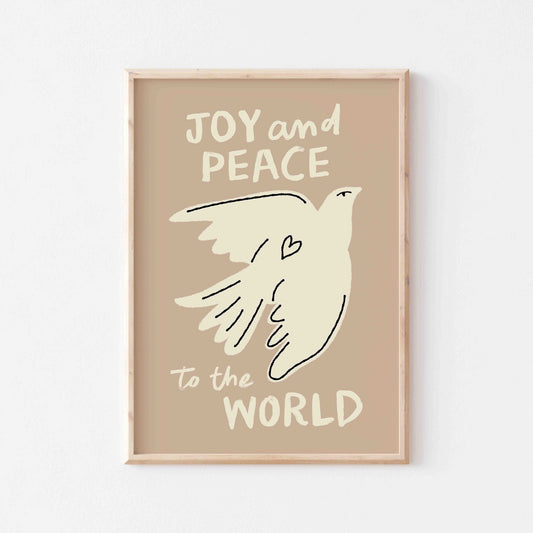 Joy And Peace To The World Art Print - Posterami