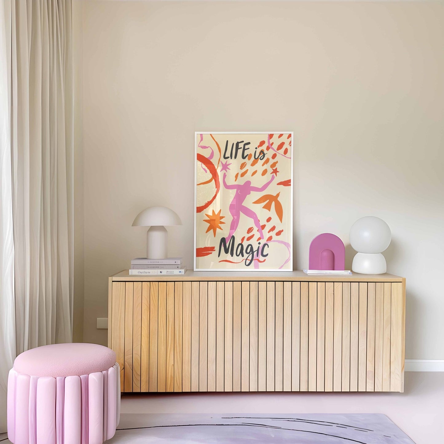 Life Is Magic Art Print - Posterami