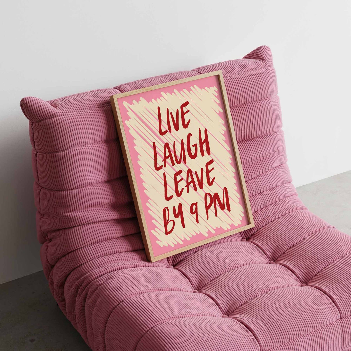 Live Laugh Leave Art Print - Posterami