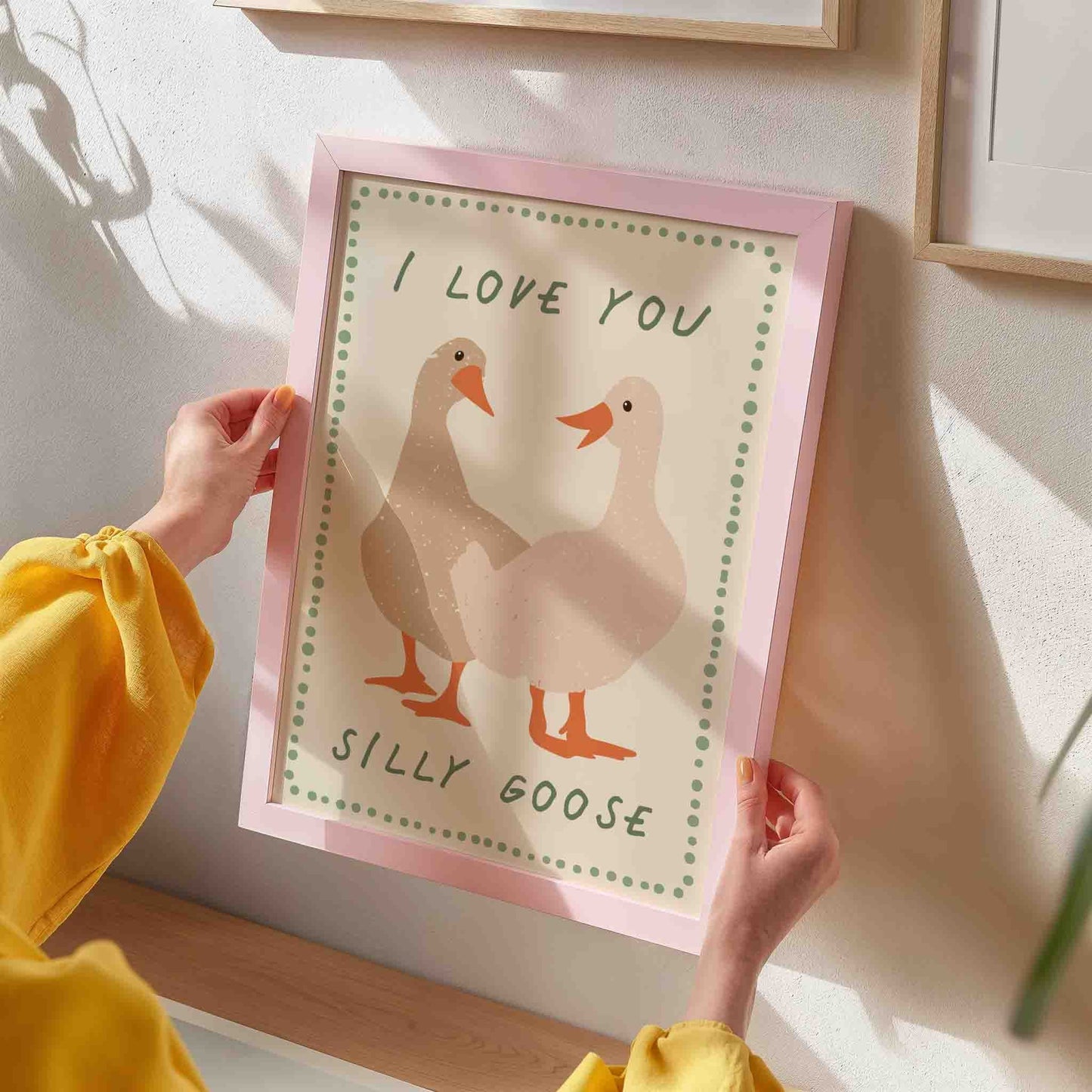 Love You Silly Goose Print - Posterami