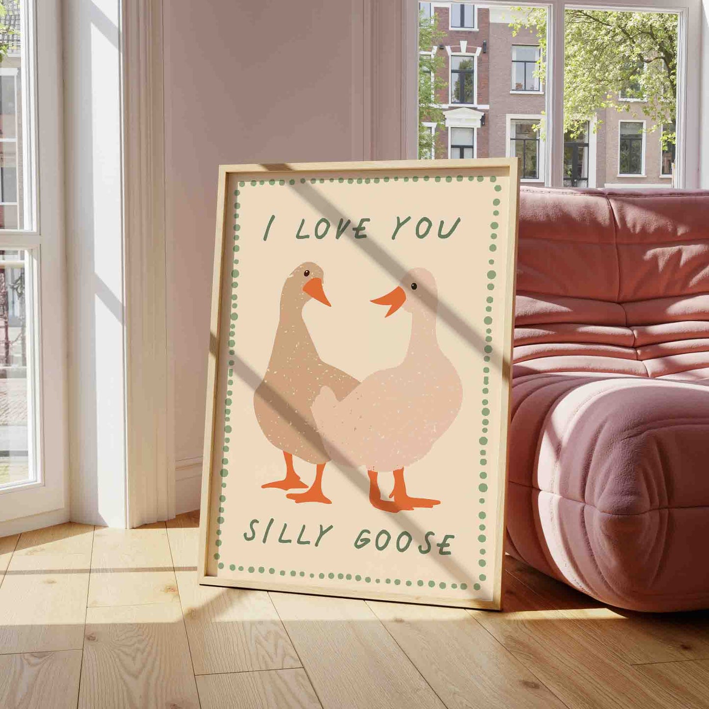 Love You Silly Goose Print - Posterami
