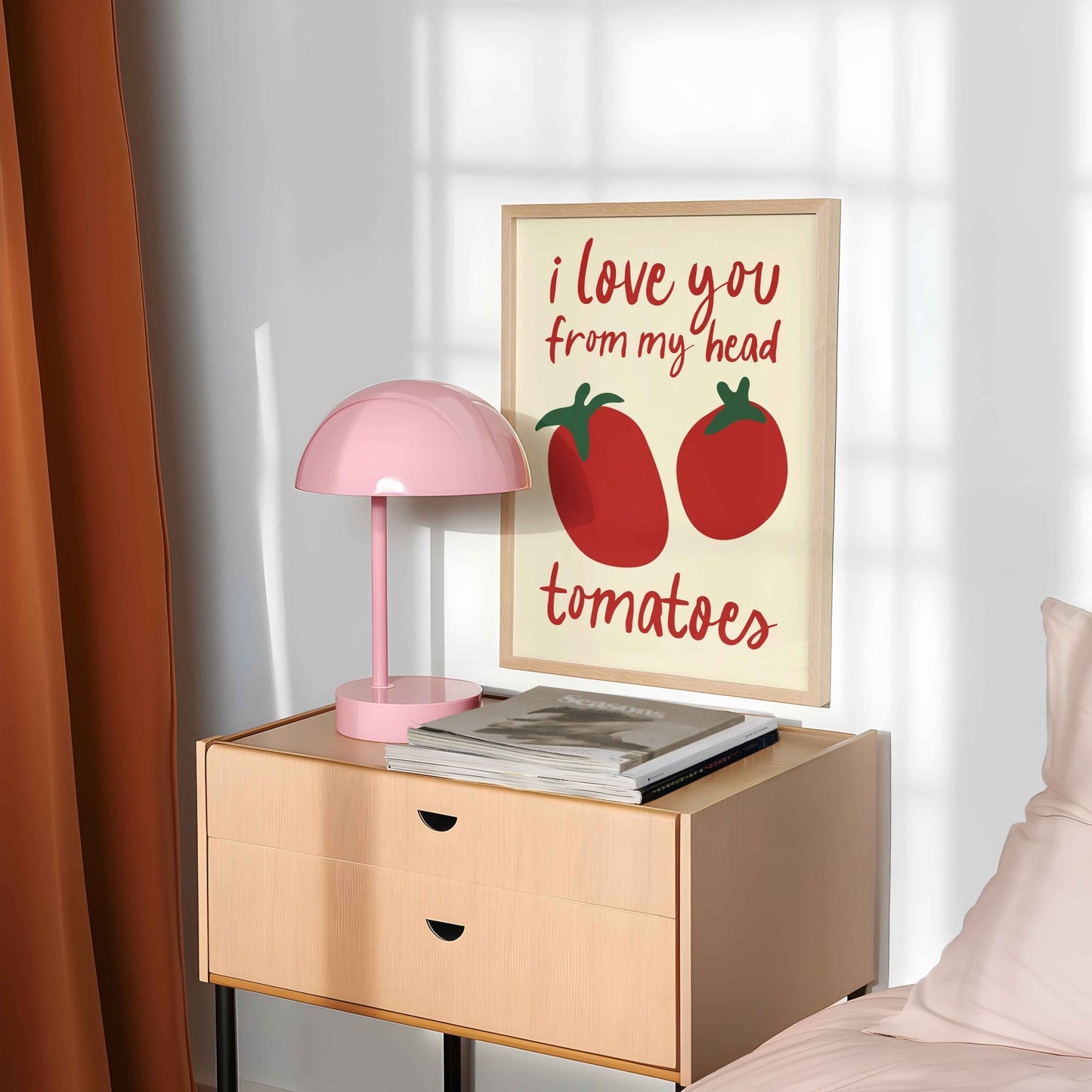 Love You Tomatoes Art Print - Posterami