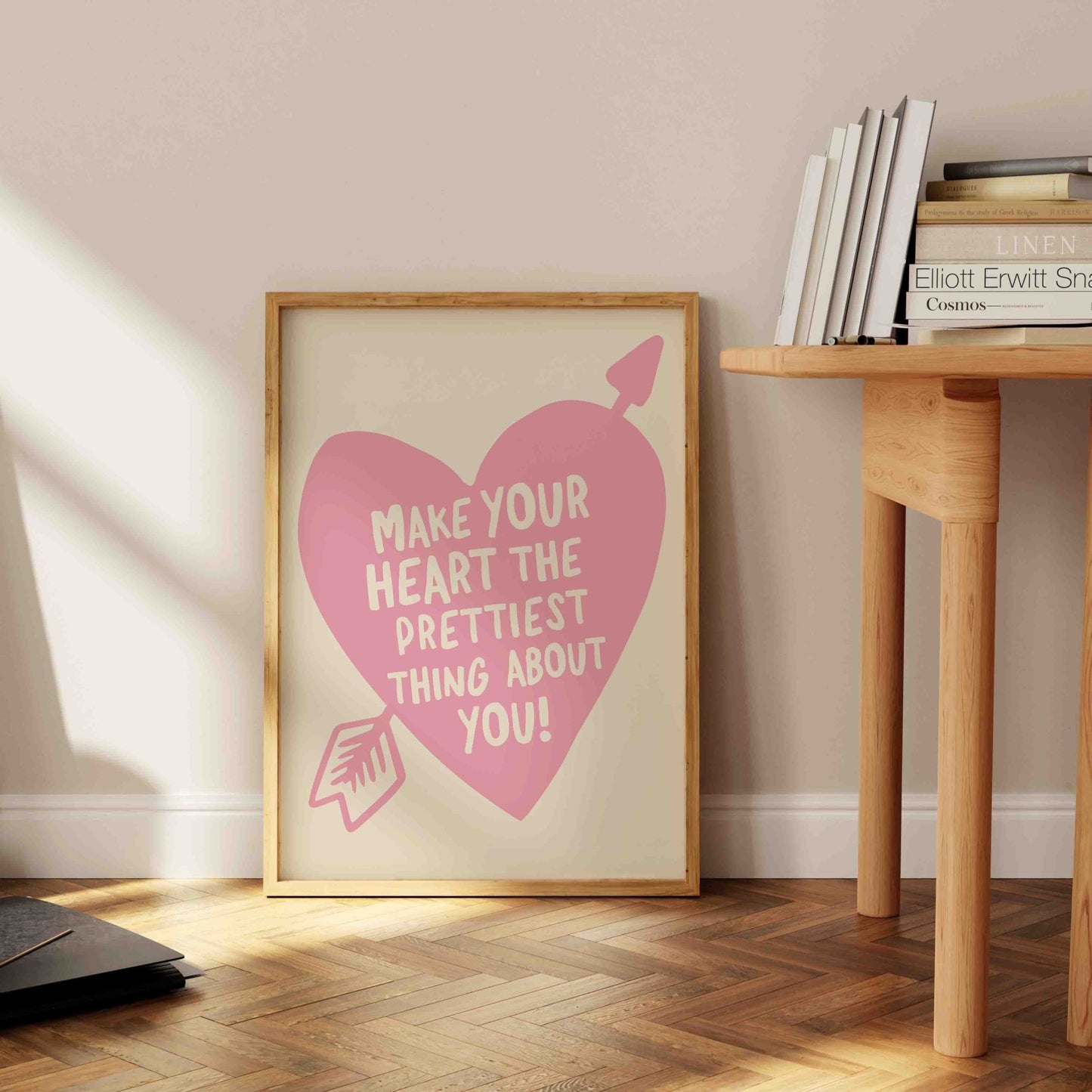 Make Your Heart The Prettiest Thing About You Art Print - Posterami