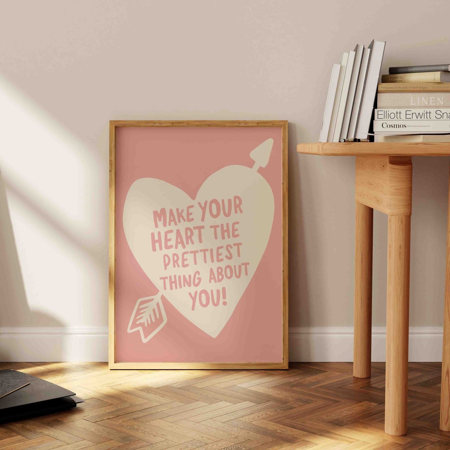 Make Your Heart The Prettiest Thing About You Art Print - Posterami