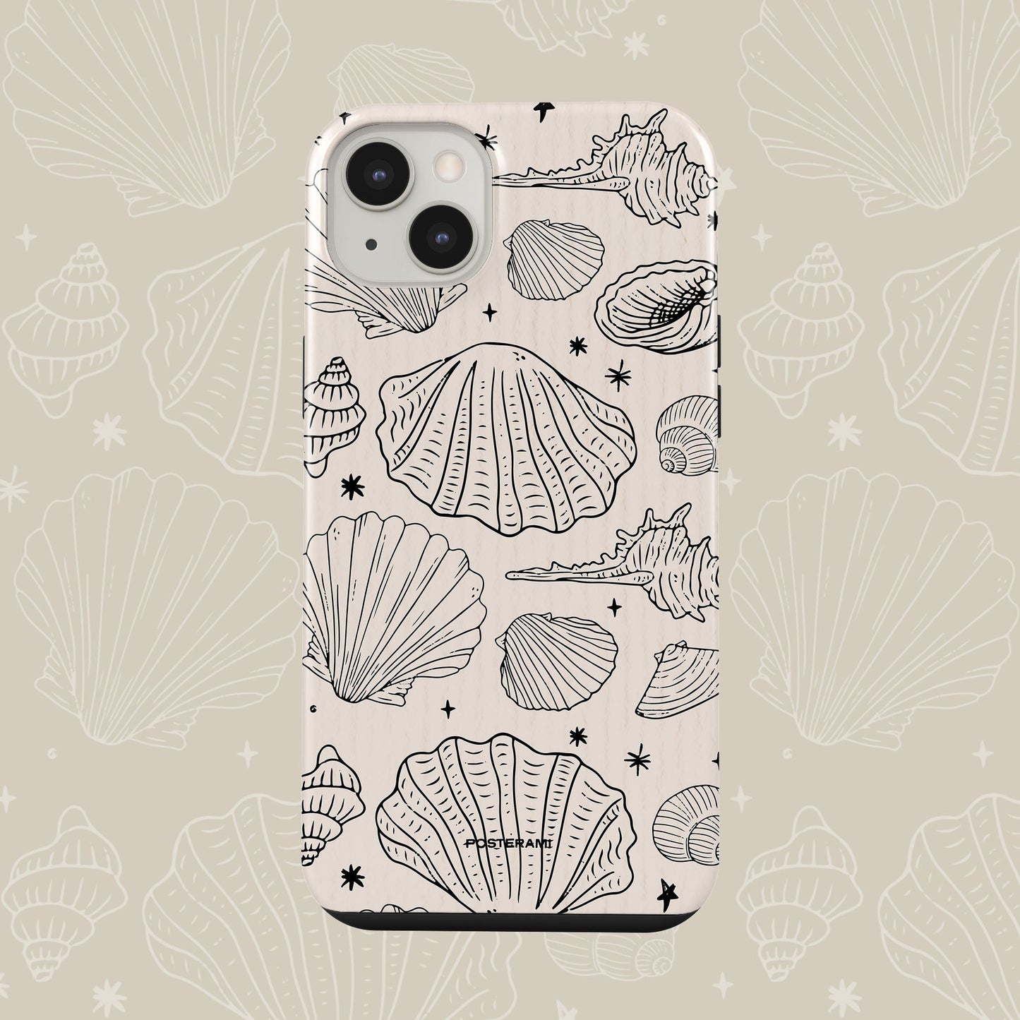 Minimal Coastal Tough Phone Case - Posterami