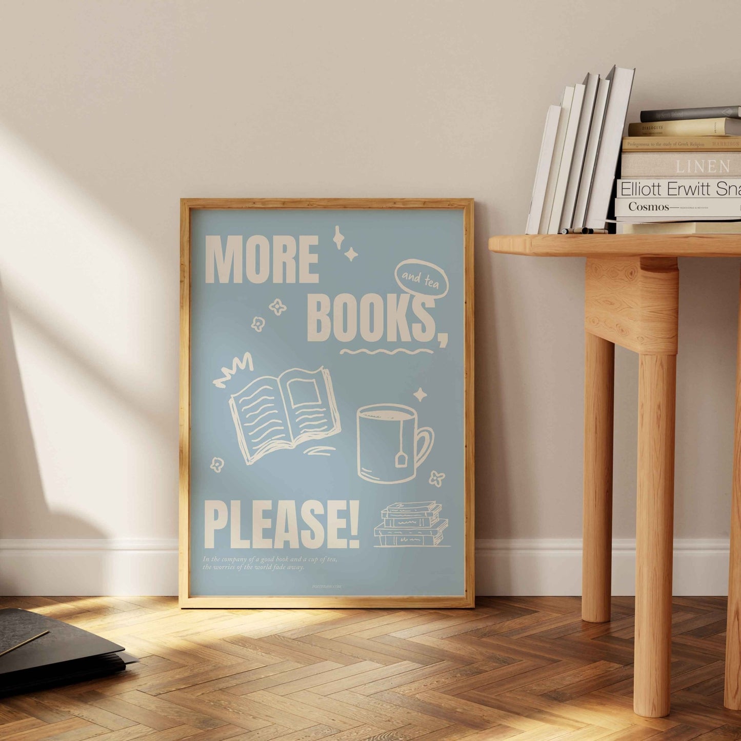 More Books, Please! Art Print - Posterami