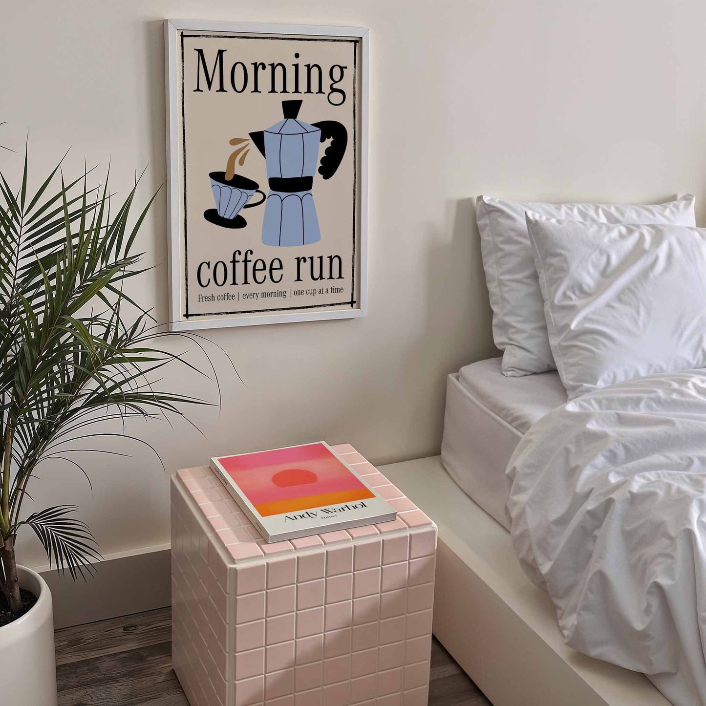 Morning Coffee Run Art Print - Posterami