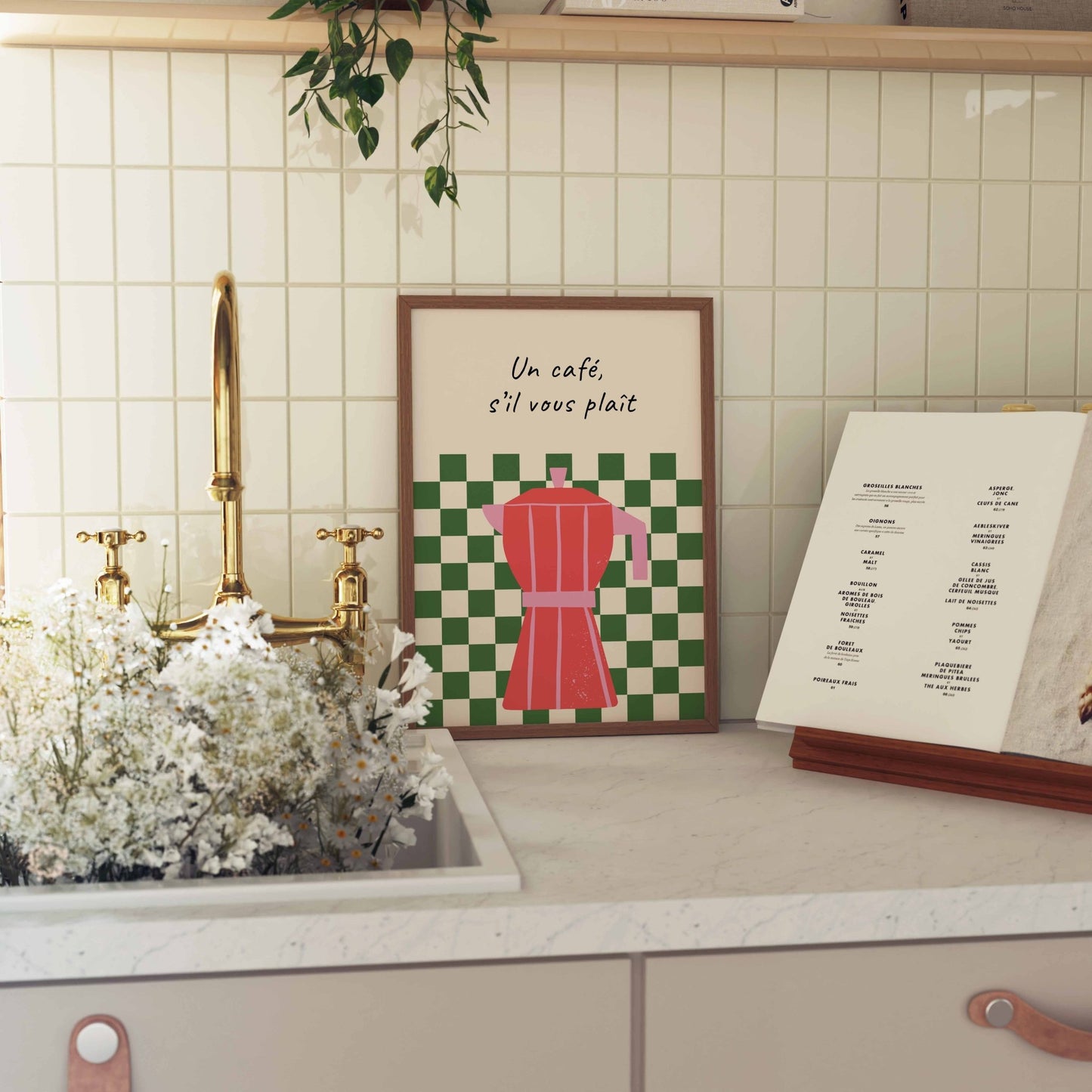 One Coffee Art Print - Posterami