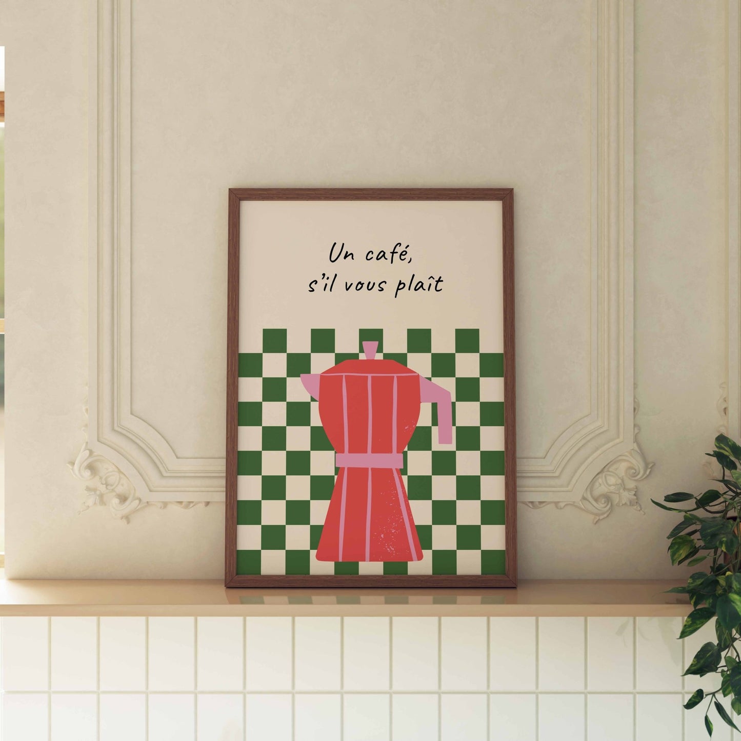 One Coffee Art Print - Posterami