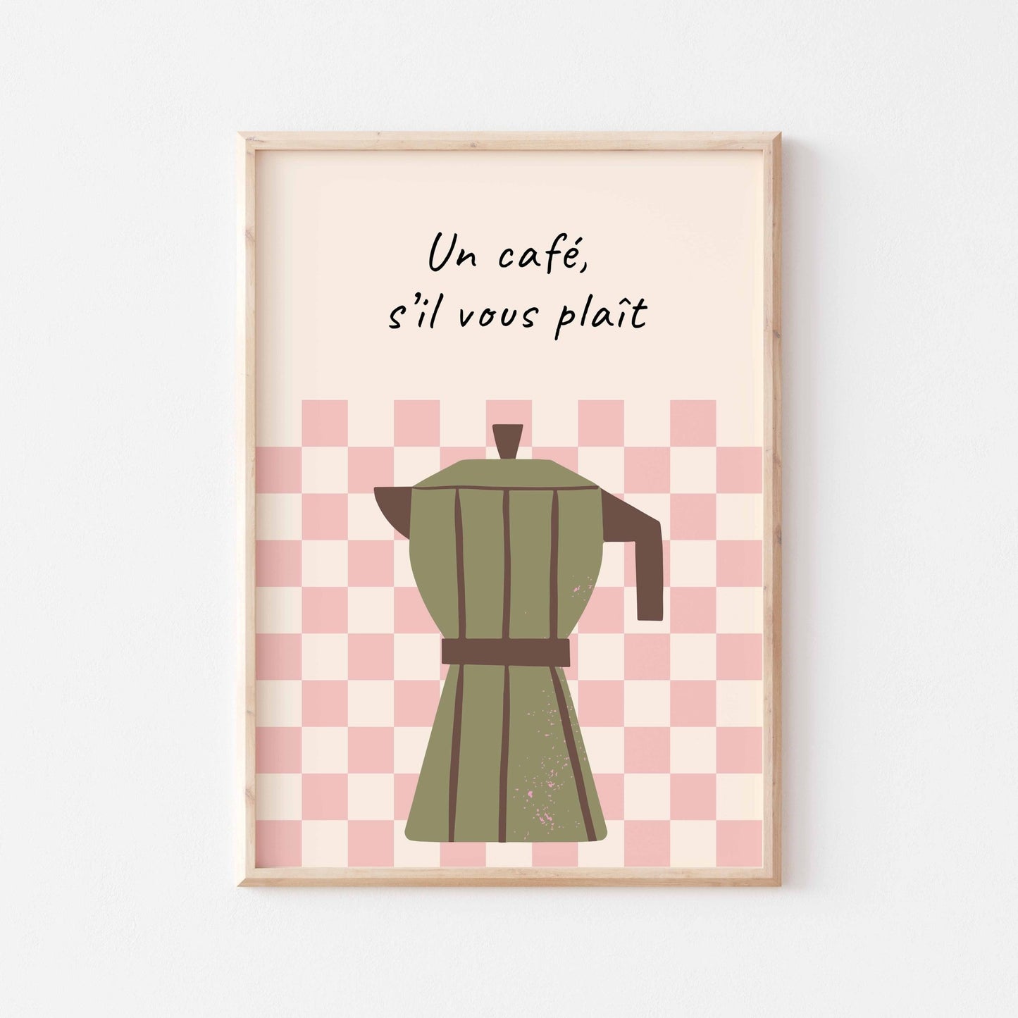 One Coffee Art Print - Posterami