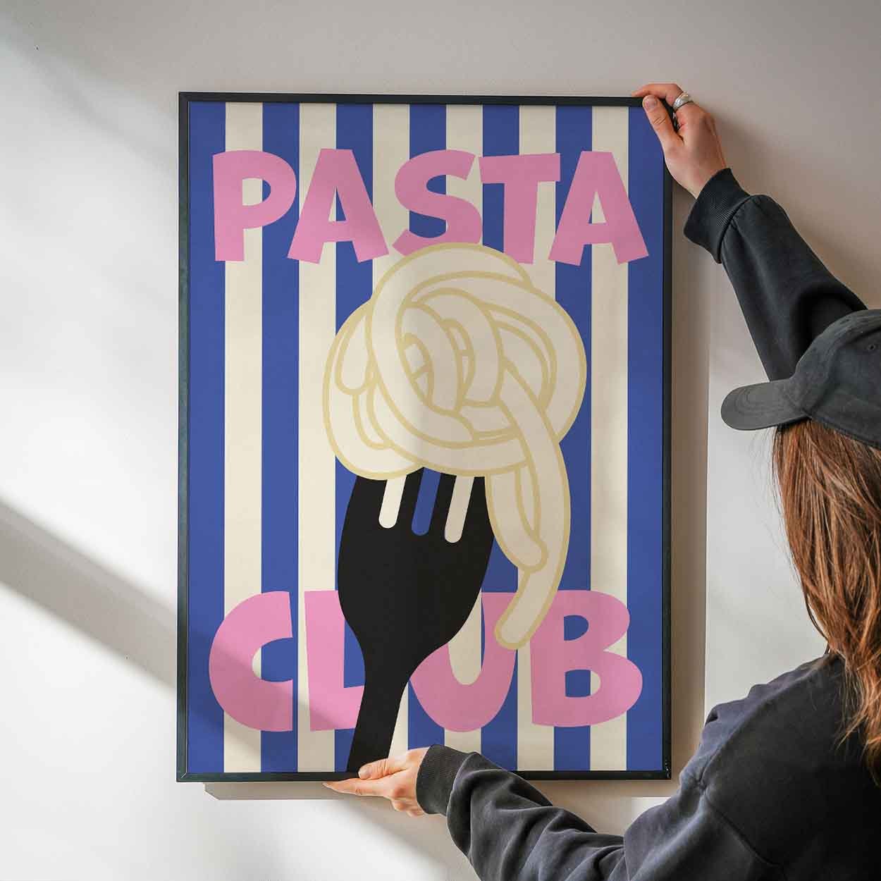 Pasta Club Art Print - Posterami