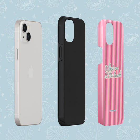 Pink Meet Me At The Beach Tough Phone Case - Posterami
