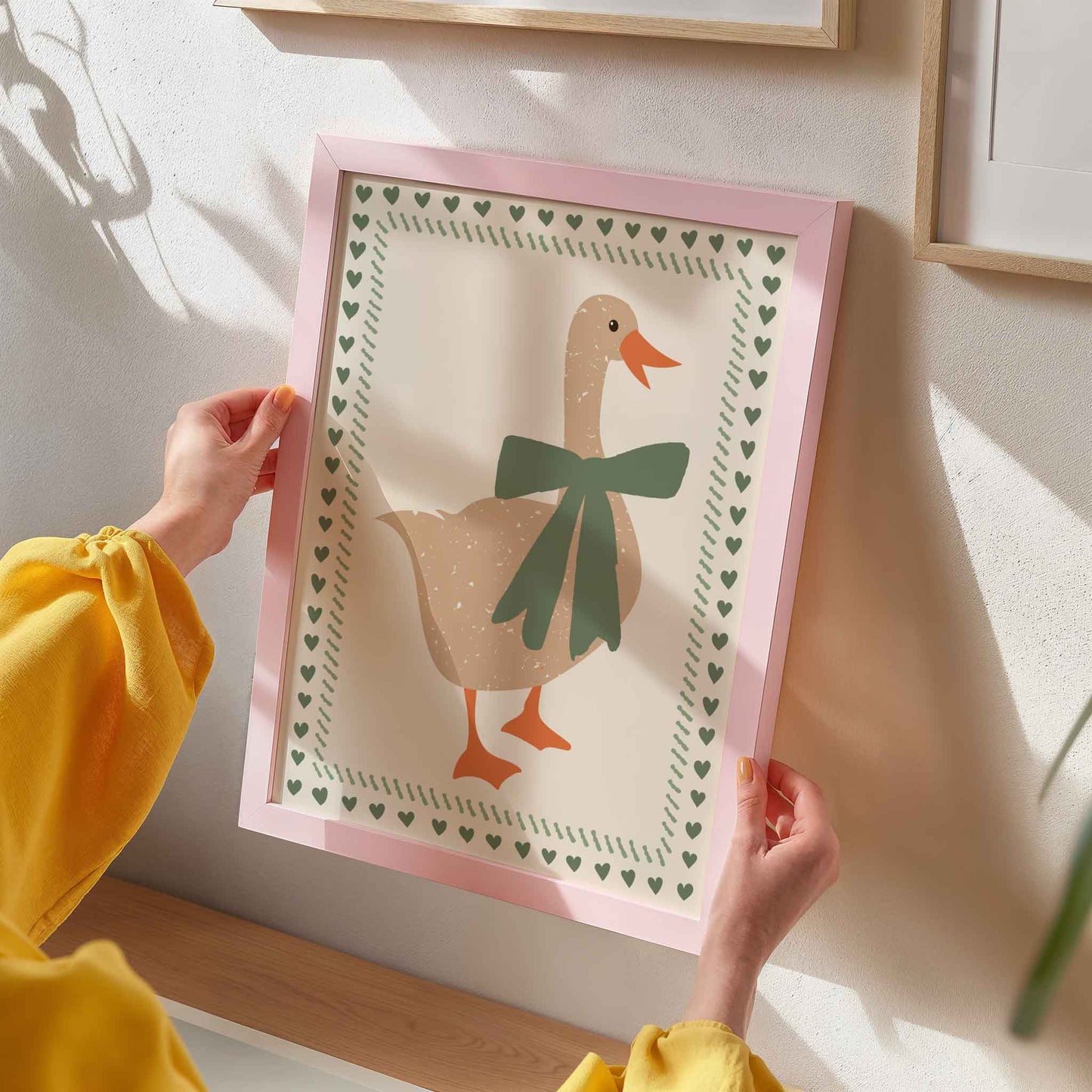 Pretty Goose Art Print - Posterami